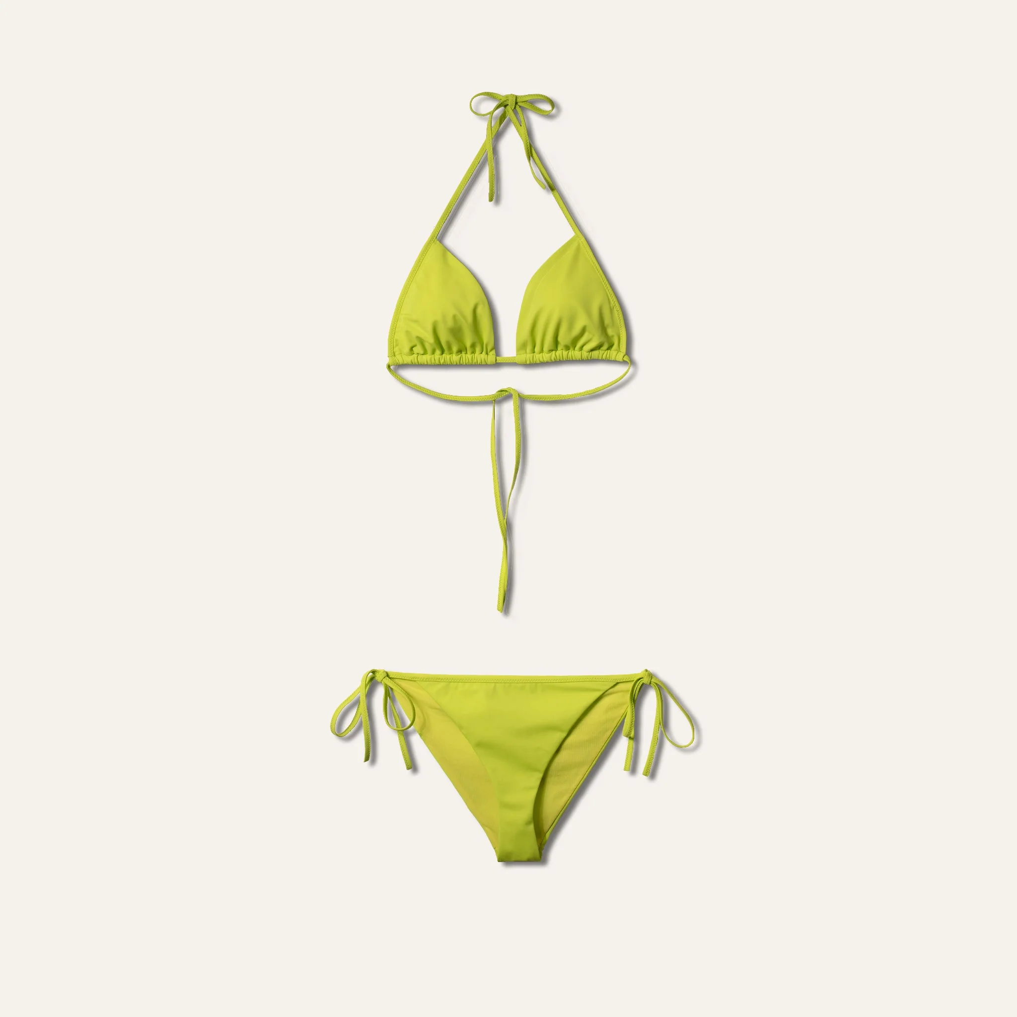 Tie-Side Bikini Cactus Green -