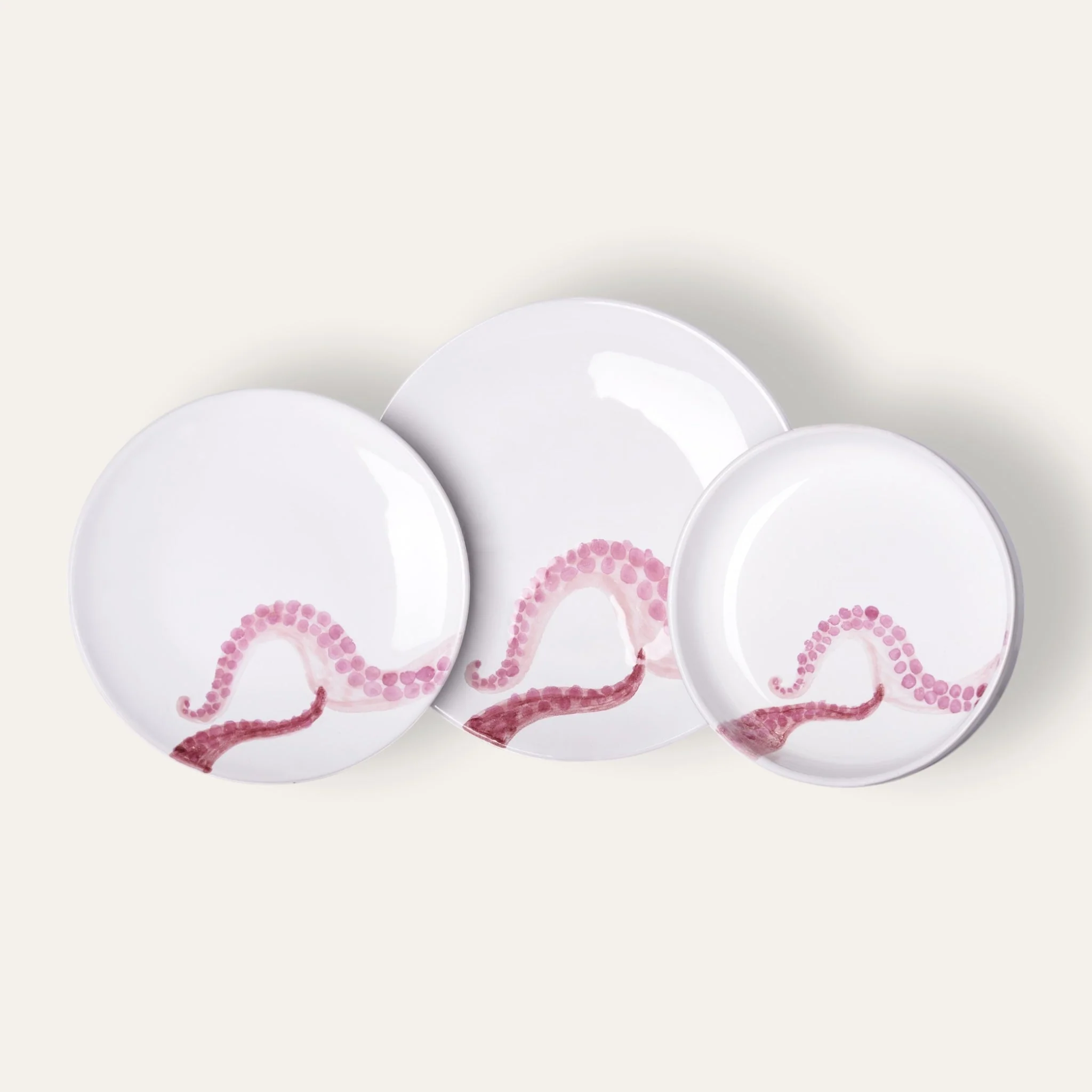 Dinner Plate Octopus Pink - - Image 3