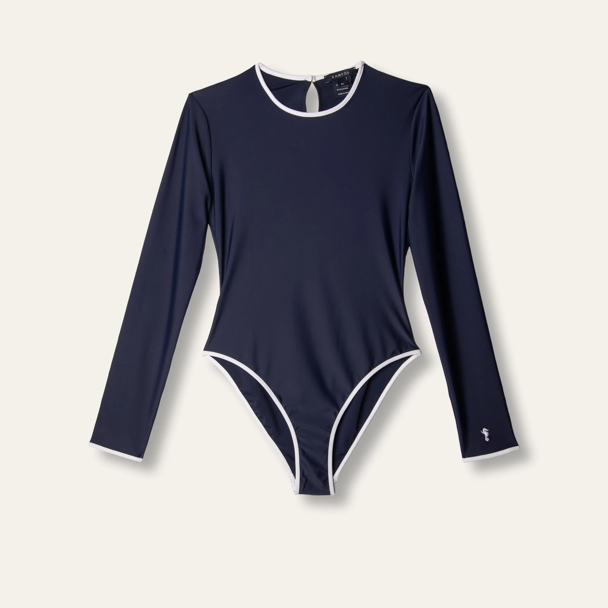 Rash Guard Woman Navy (White) -
