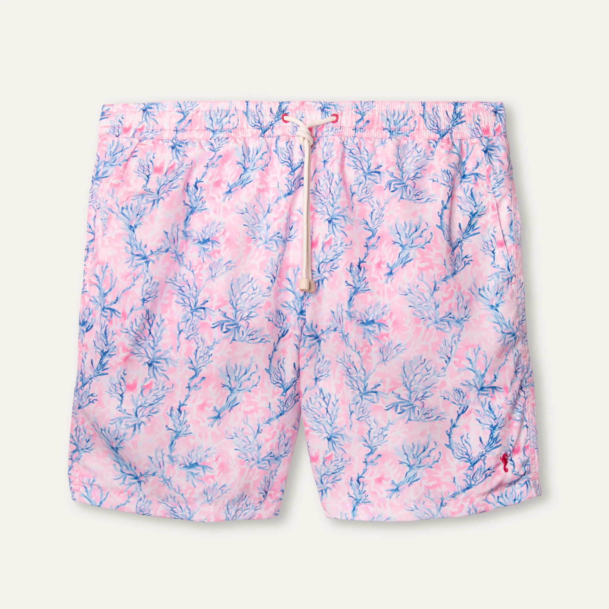 Swim Shorts Long Coral Pink
