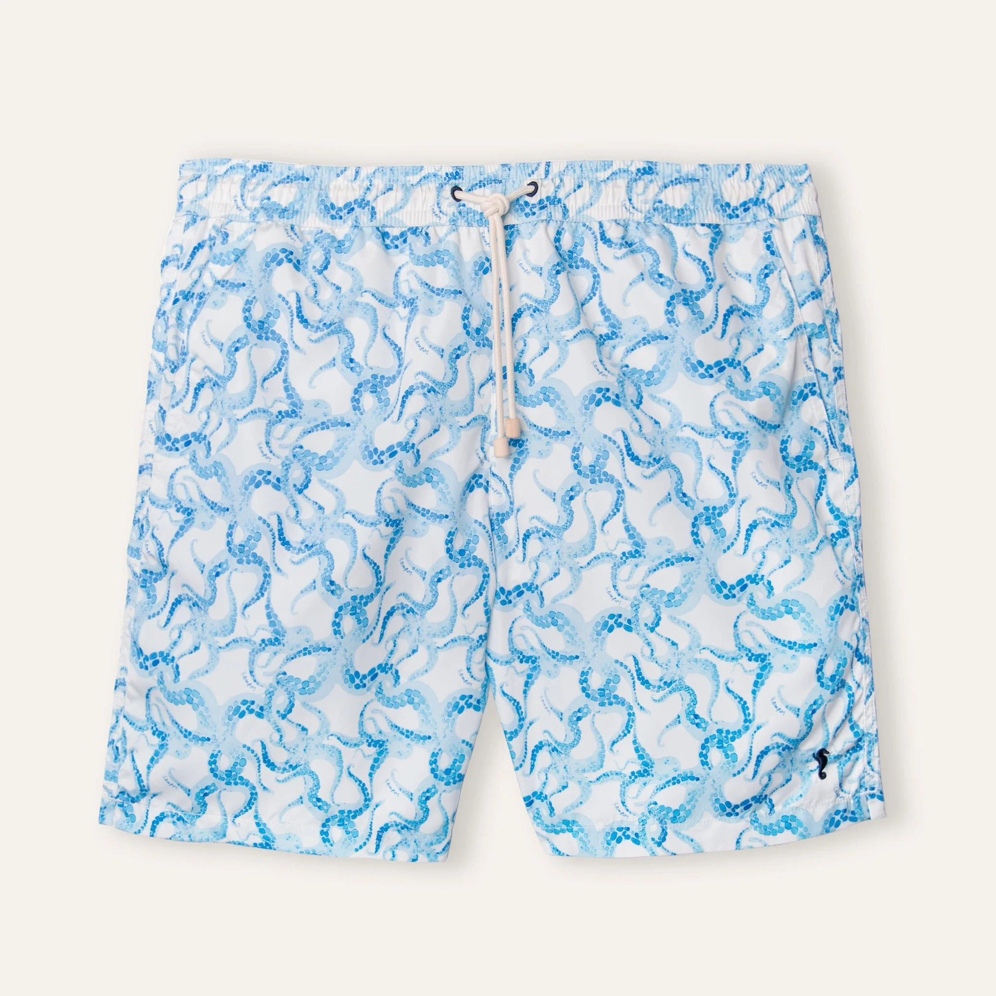 Swim Shorts Long Octopus Navy
