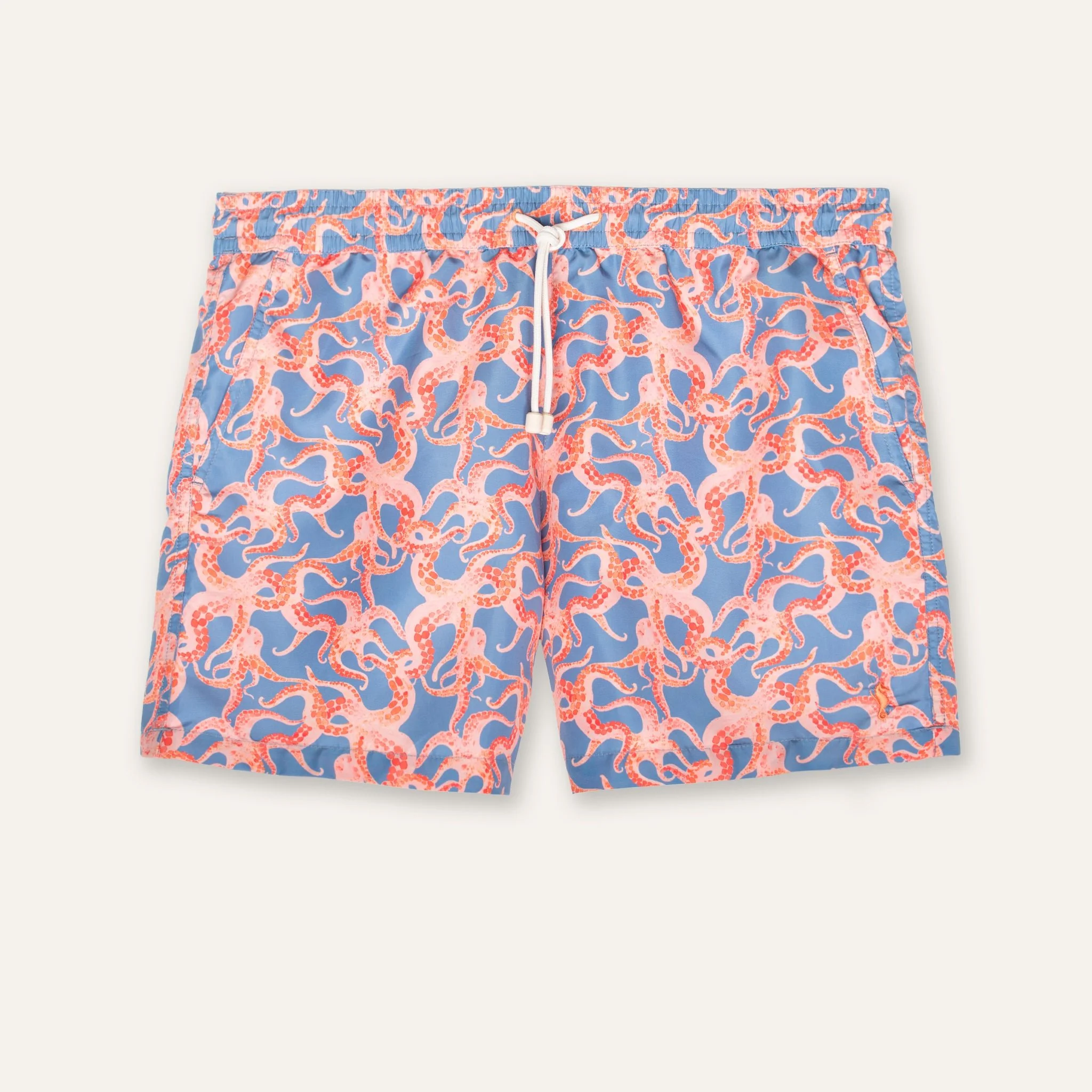Swim Shorts Octopus Orange