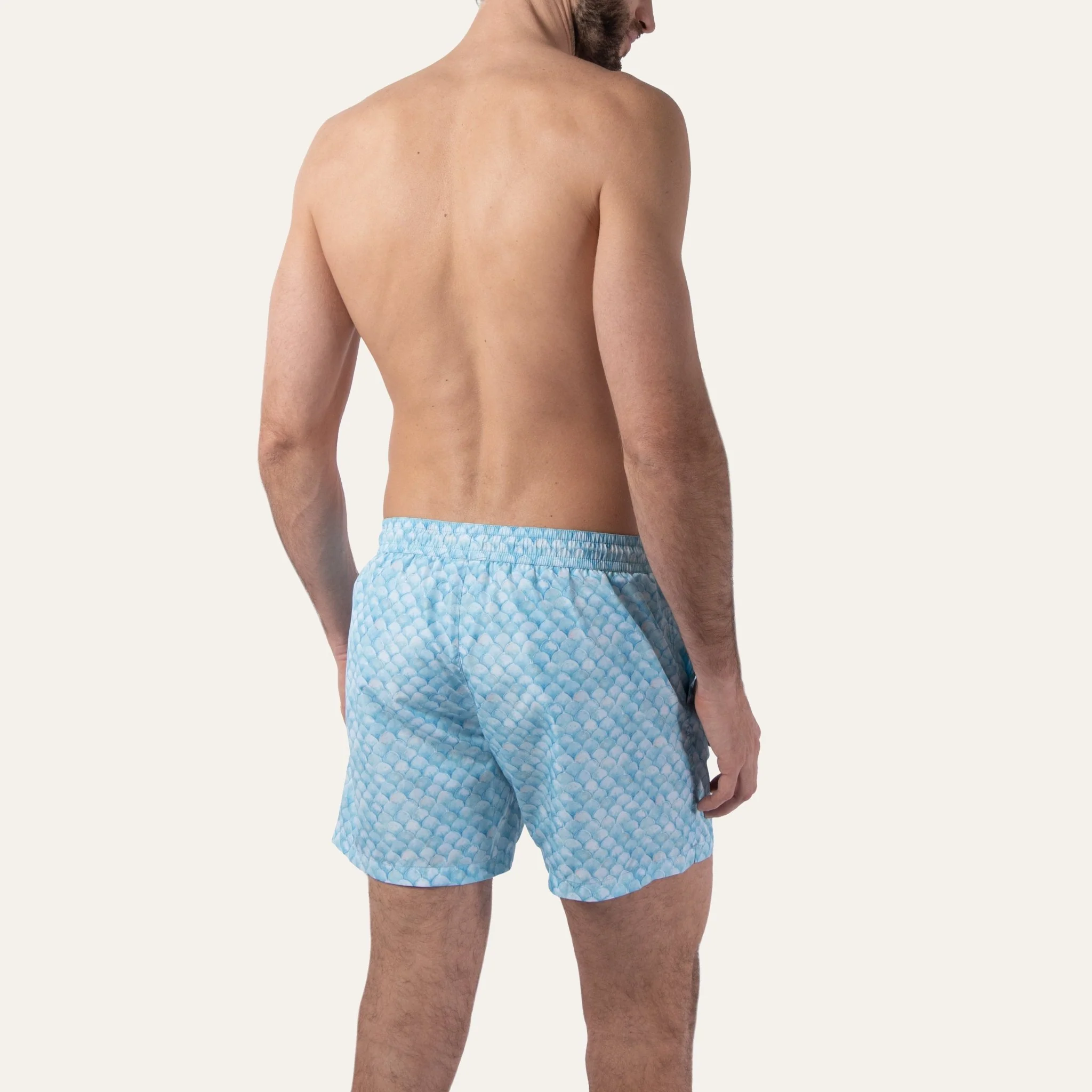 Swim Shorts Scales Turquoise - Image 5