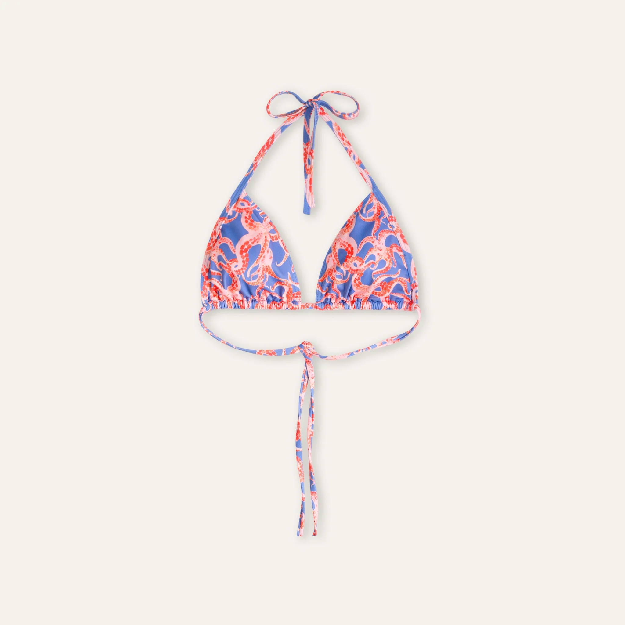 Tie-Side Top Octopus Orange